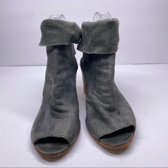 Free people golden road leather open toe bootie - Picture 3 of 7